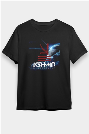 KSHMR Siyah Unisex Tişört T-Shirt - TişörtFabrikası