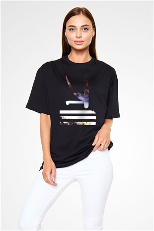 KSHMR Siyah Oversize Tişört Oversize T-shirt - TişörtFabrikası