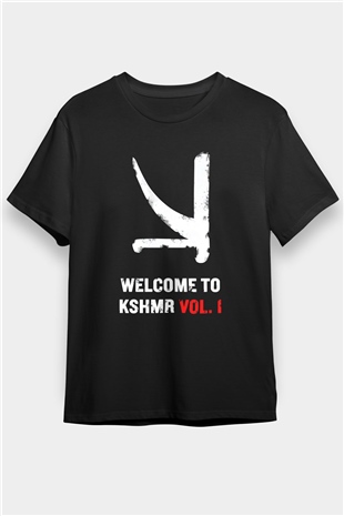 KSHMR Siyah Unisex Tişört T-Shirt - TişörtFabrikası