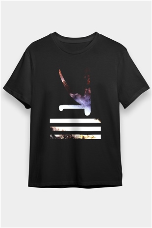 KSHMR Siyah Unisex Tişört T-Shirt - TişörtFabrikası