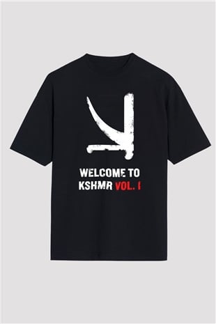 KSHMR Siyah Oversize Tişört Oversize T-shirt - TişörtFabrikası