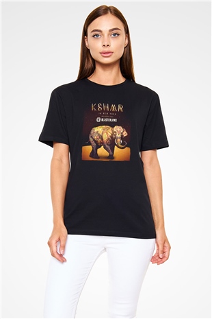 KSHMR Siyah Unisex Tişört T-Shirt - TişörtFabrikası