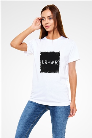 KSHMRBaskılı Beyaz Tişört
