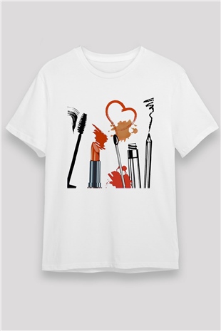 Kuaför Beyaz Unisex Tişört T-Shirt - TişörtFabrikası
