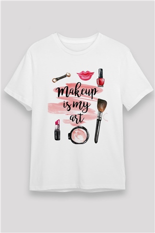 Kuaför Beyaz Unisex Tişört T-Shirt - TişörtFabrikası