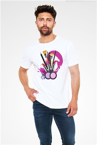 Kuaför Beyaz Unisex Tişört T-Shirt - TişörtFabrikası
