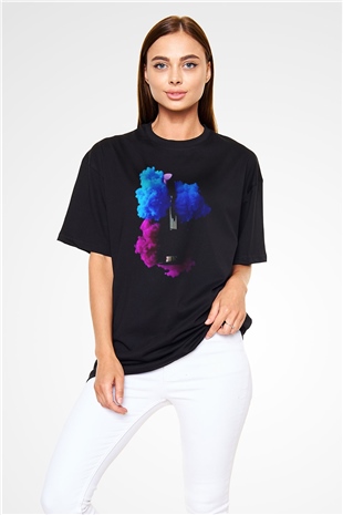 Kuaför Siyah Unisex Oversize Tişört T-Shirt