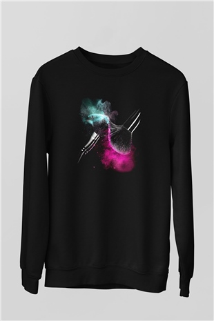 Kuaför Siyah Unisex Sweatshirt