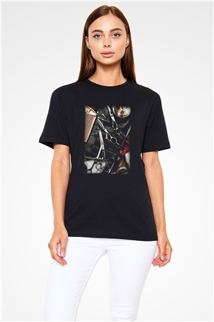 Kuaför Siyah Unisex Tişört T-Shirt - TişörtFabrikası
