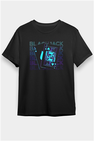 Kumarbaz Siyah Unisex Tişört T-Shirt - TişörtFabrikası