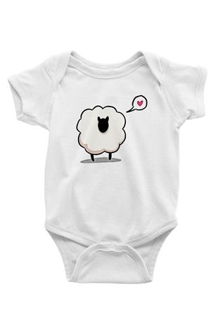 Kurban Bayramı Baskılı Beyaz Unisex Bebek Body - Zıbın