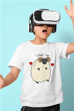 Kurban Bayramı Baskılı Beyaz Unisex Beyaz Çocuk Tişört - Tshirt