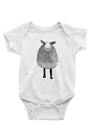 Kurban Bayramı Baskılı Beyaz Unisex Bebek Body - Zıbın