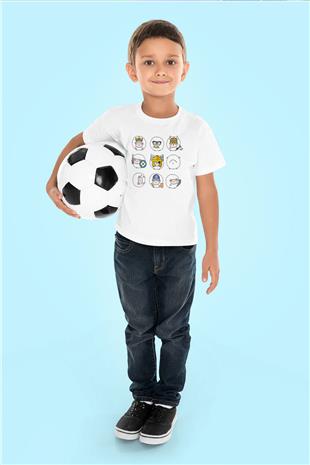 Kurban Bayramı Baskılı Beyaz Unisex Beyaz Çocuk Tişört - Tshirt