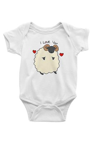 Kurban Bayramı Baskılı Beyaz Unisex Bebek Body - Zıbın