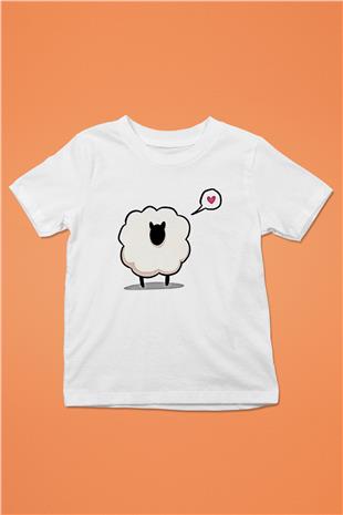Kurban Bayramı Baskılı Beyaz Unisex Beyaz Çocuk Tişört - Tshirt