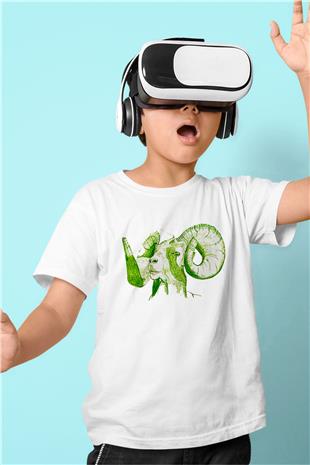 Kurban Bayramı Baskılı Beyaz Unisex Beyaz Çocuk Tişört - Tshirt