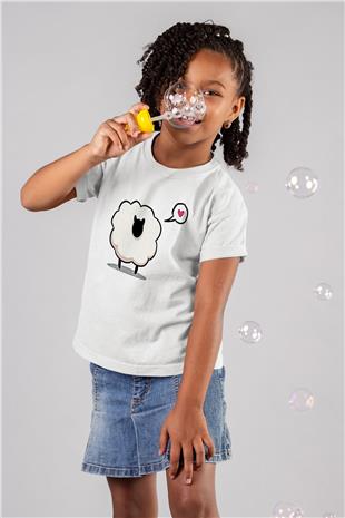 Kurban Bayramı Baskılı Beyaz Unisex Beyaz Çocuk Tişört - Tshirt