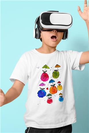 Kurban Bayramı Baskılı Beyaz Unisex Beyaz Çocuk Tişört - Tshirt