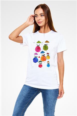 Kurban Bayramı Baskılı Unisex Beyaz Tişört - Tshirt