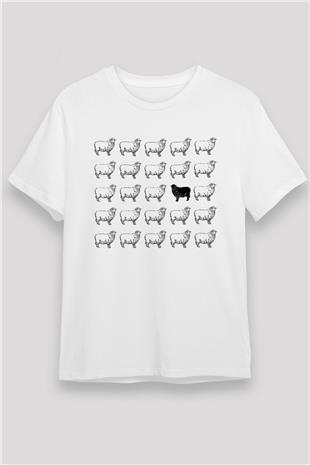 Kurban Bayramı Baskılı Unisex Beyaz Tişört - Tshirt