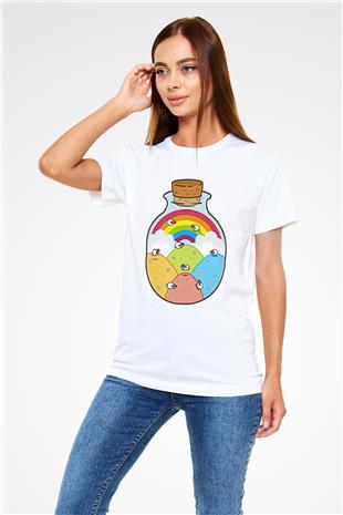 Kurban Bayramı Baskılı Unisex Beyaz Tişört - Tshirt