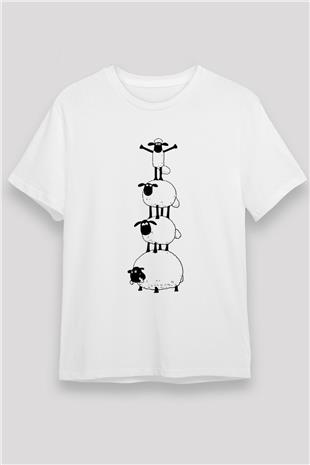 Kurban Bayramı Baskılı Unisex Beyaz Tişört - Tshirt