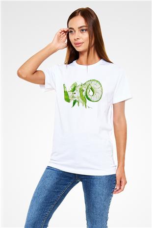 Kurban Bayramı Baskılı Unisex Beyaz Tişört - Tshirt