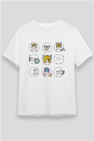 Kurban Bayramı Baskılı Unisex Beyaz Tişört - Tshirt