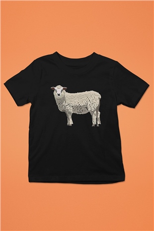 Kurban Bayramı Baskılı Unisex Siyah Çocuk Tişört - Tshirt