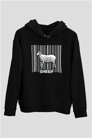 Kurban Bayramı Baskılı Unisex Siyah Hoodie