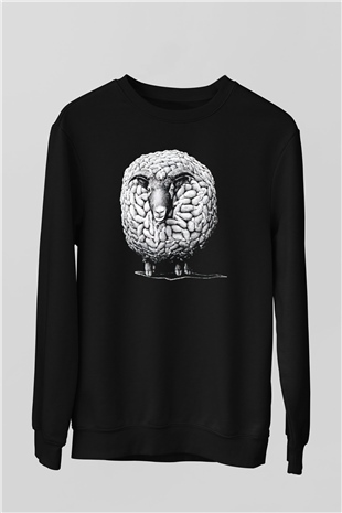 Kurban Bayramı Baskılı Unisex Siyah Sweatshirt