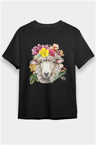 Kurban Bayramı Baskılı Unisex Siyah Tişört - Tshirt