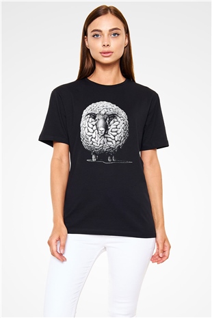Kurban Bayramı Baskılı Unisex Siyah Tişört - Tshirt