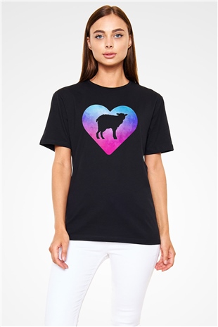 Kurban Bayramı Baskılı Unisex Siyah Tişört - Tshirt