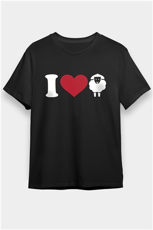 Kurban Bayramı Baskılı Unisex Siyah Tişört - Tshirt