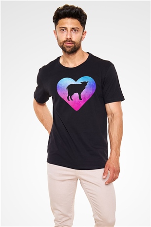Kurban Bayramı Baskılı Unisex Siyah Tişört - Tshirt