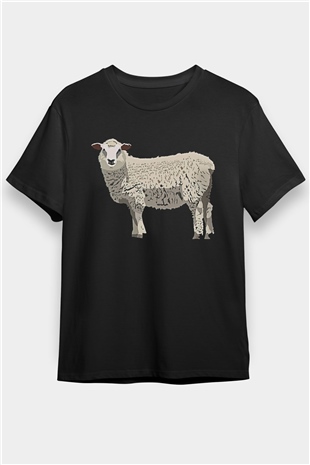 Kurban Bayramı Baskılı Unisex Siyah Tişört - Tshirt