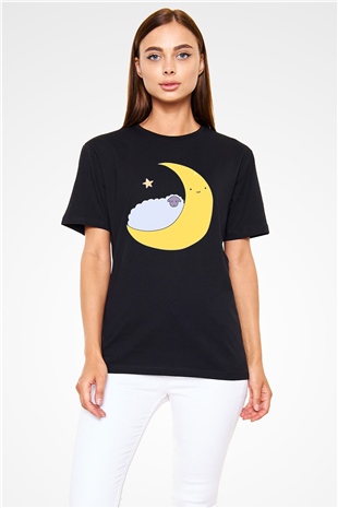 Kurban Bayramı Baskılı Unisex Siyah Tişört - Tshirt