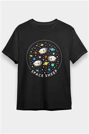 Kurban Bayramı Baskılı Unisex Siyah Tişört - Tshirt