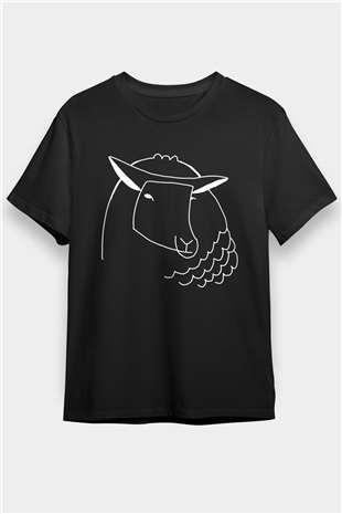 Kurban Bayramı Baskılı Unisex Siyah Tişört - Tshirt