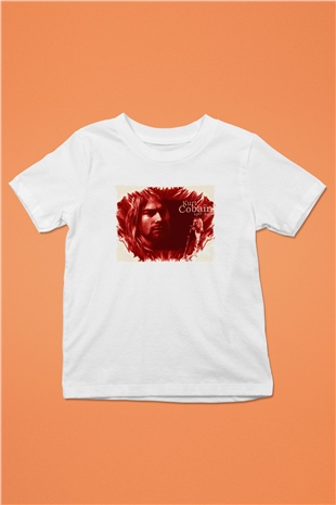 Kurt Cobain Beyaz Unisex Çocuk Tişört