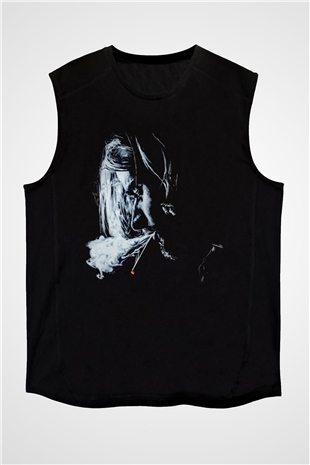 Kurt Cobain Siyah Unisex Kolsuz Tişört