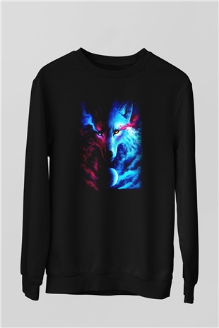 Kurt Siyah Unisex Sweatshirt