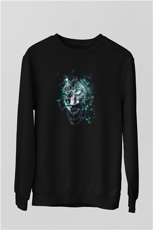 Kurt Siyah Unisex Sweatshirt