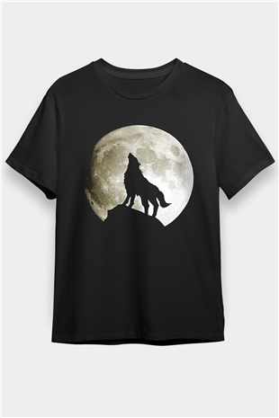 Kurt Siyah Unisex Tişört T-Shirt - TişörtFabrikası