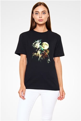 Kurt Siyah Unisex Tişört T-Shirt - TişörtFabrikası