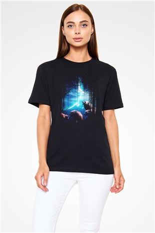 Kurt Siyah Unisex Tişört T-Shirt - TişörtFabrikası