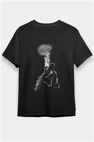 Kurt Siyah Unisex Tişört T-Shirt - TişörtFabrikası