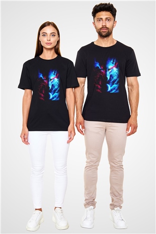 Kurt Siyah Unisex Tişört T-Shirt - TişörtFabrikası